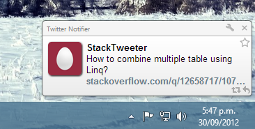 StackTweeter